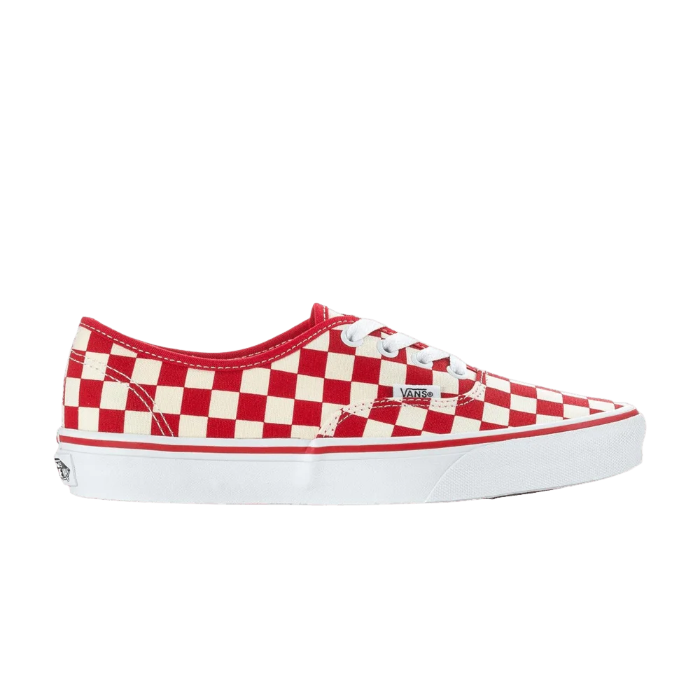 Кеды Vans Authentic Checkerboard 'Red'