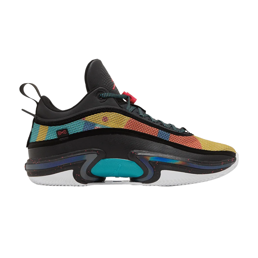 Кроссовки Air Jordan 36 Low 'Black Multi-Color'