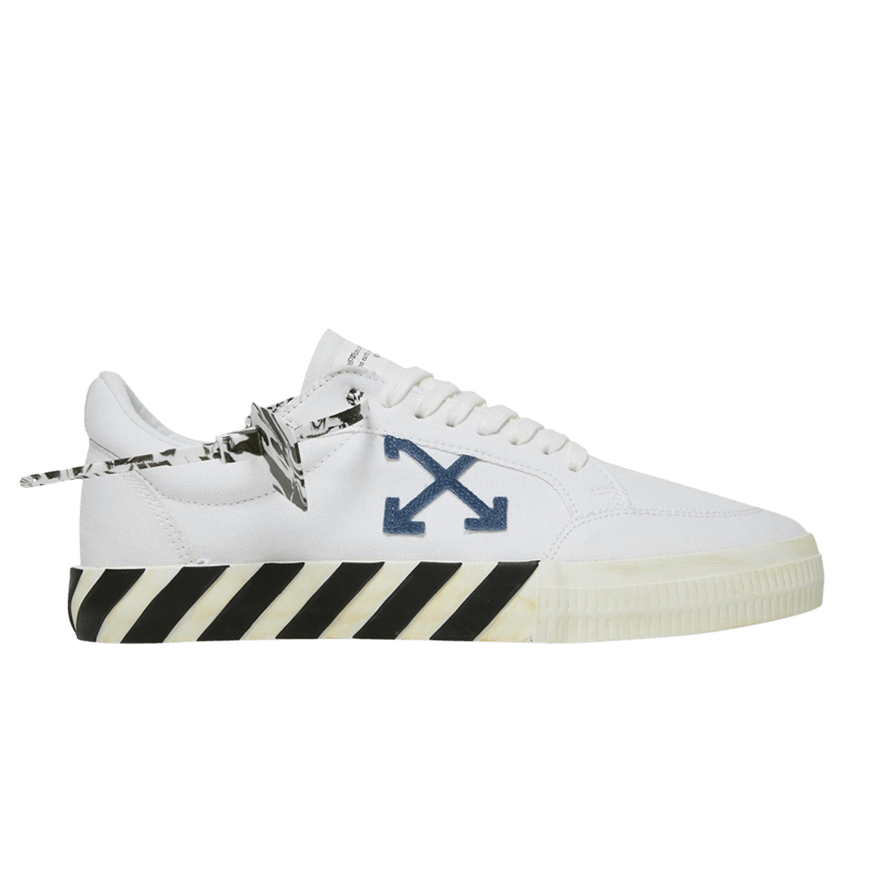 Кроссовки Off-White Vulc Sneaker 'White Navy Blue' 2022