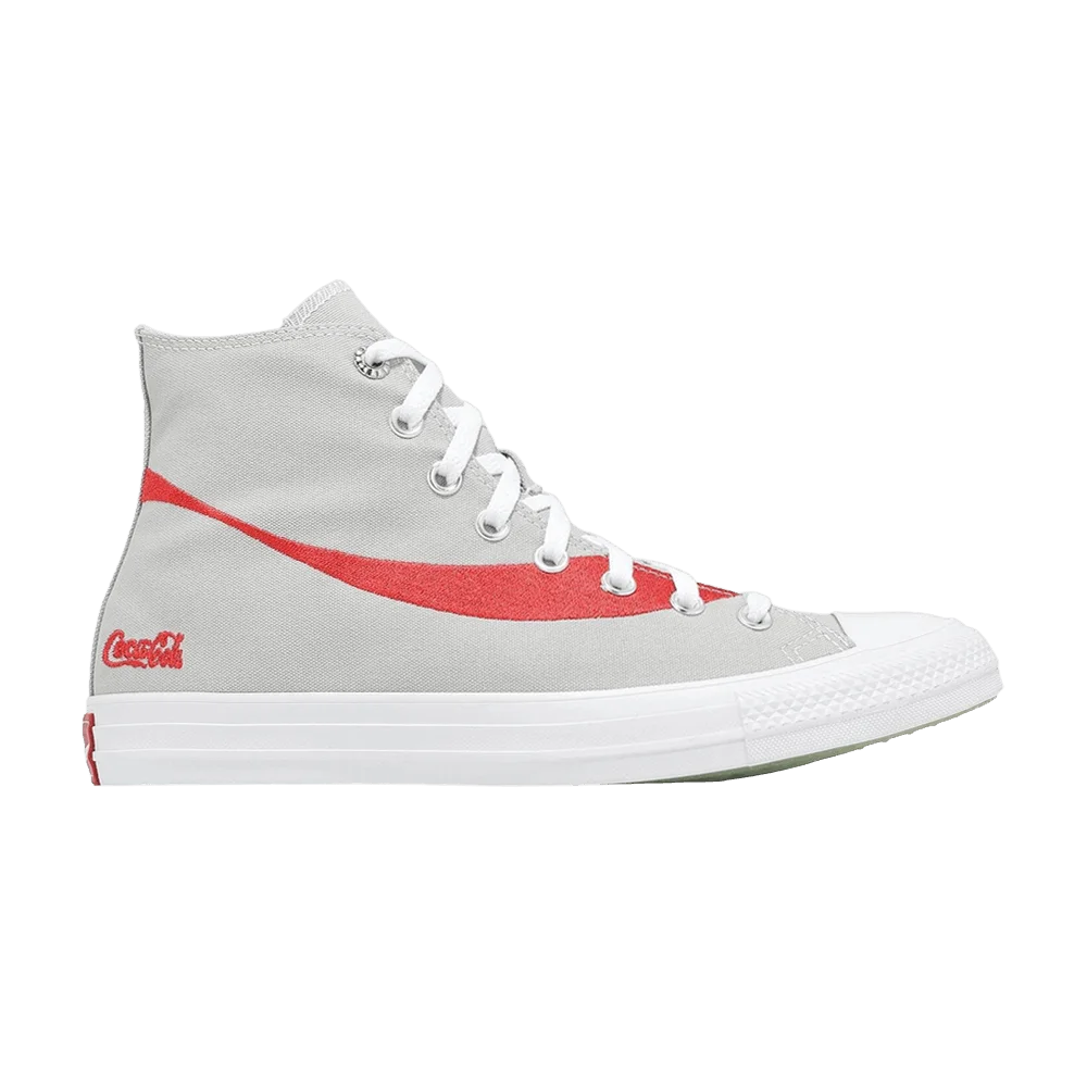 Кроссовки Coca Cola x Converse Chuck Taylor All Star 'Grey Red'