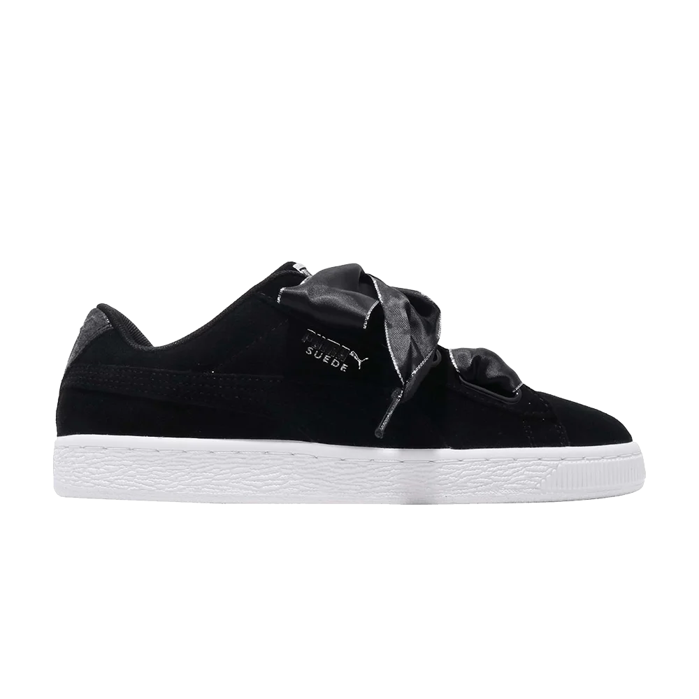Кроссовки Puma Wmns Suede Heart Galaxy 'Black'