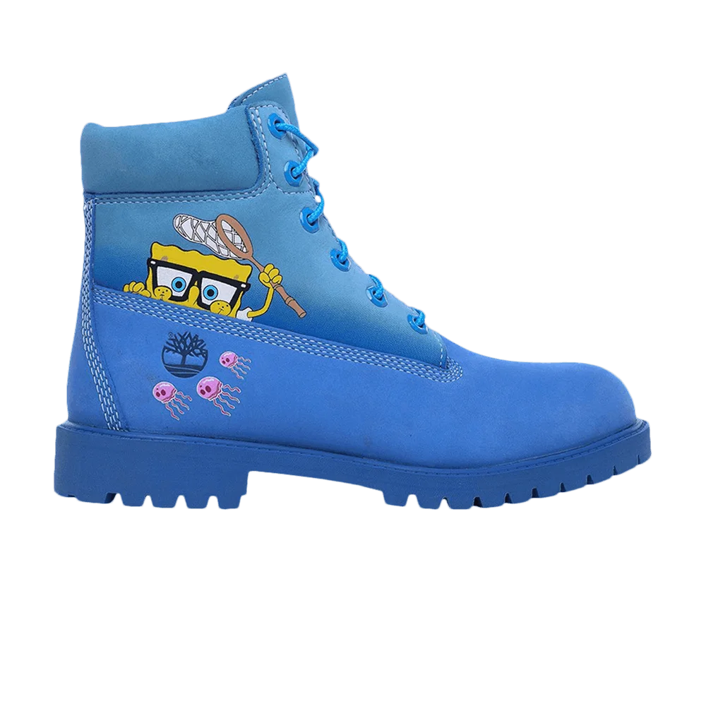 Кроссовки SpongeBob SquarePants x Timberland 6 Inch Premium Waterproof Boot Junior 'Jellyfish' Sample