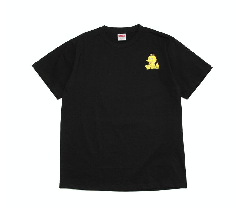 Футболка 2019 KAWS x Sesame Street Big Bird Tee Black