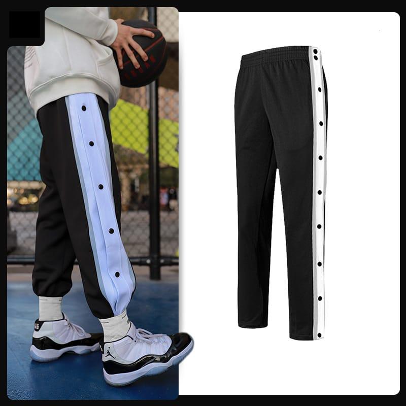 Баскетбольные брюки Ehot White-Grey Buttons Pants