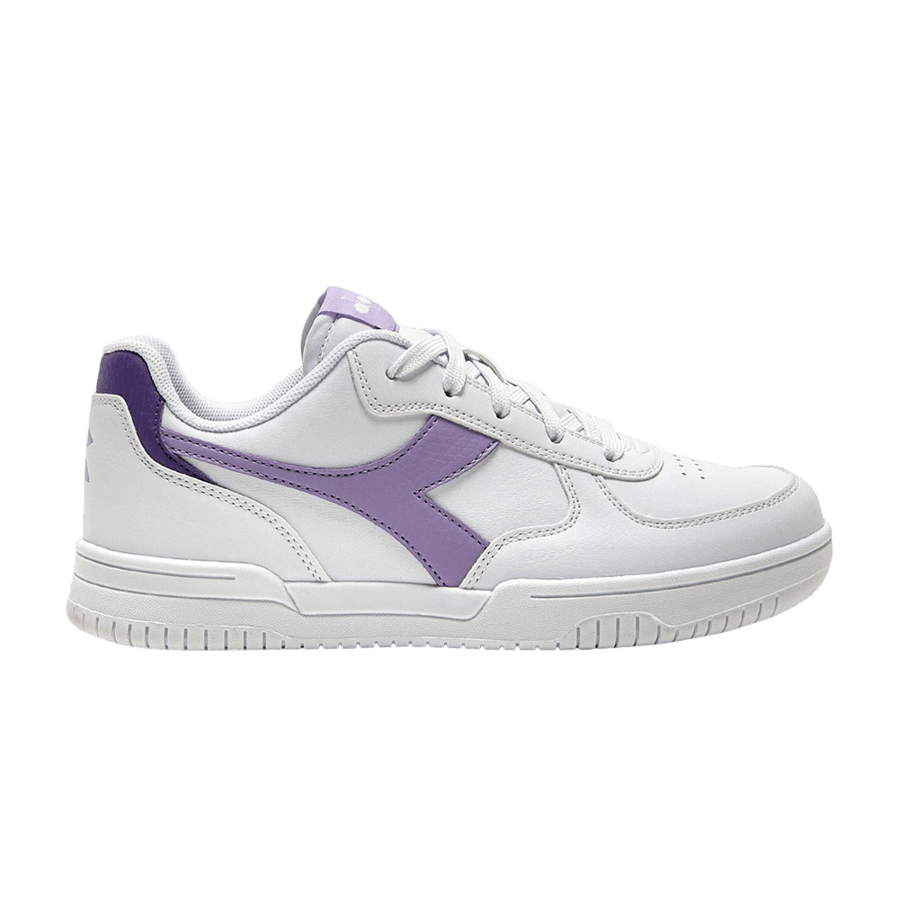 Кроссовки Diadora Raptor Low Big Kid 'White Purple Rose'