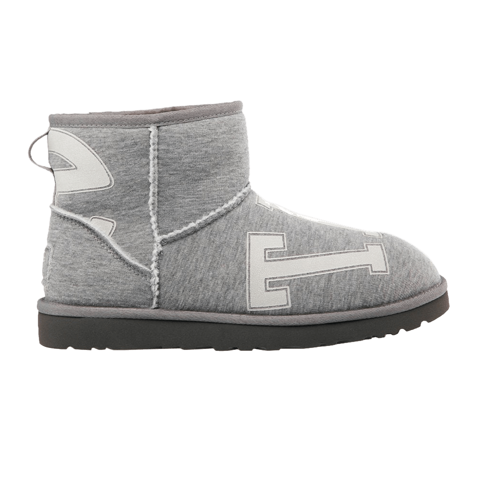 Telfar x UGG Fleece Mini Boot 'Heather Grey'