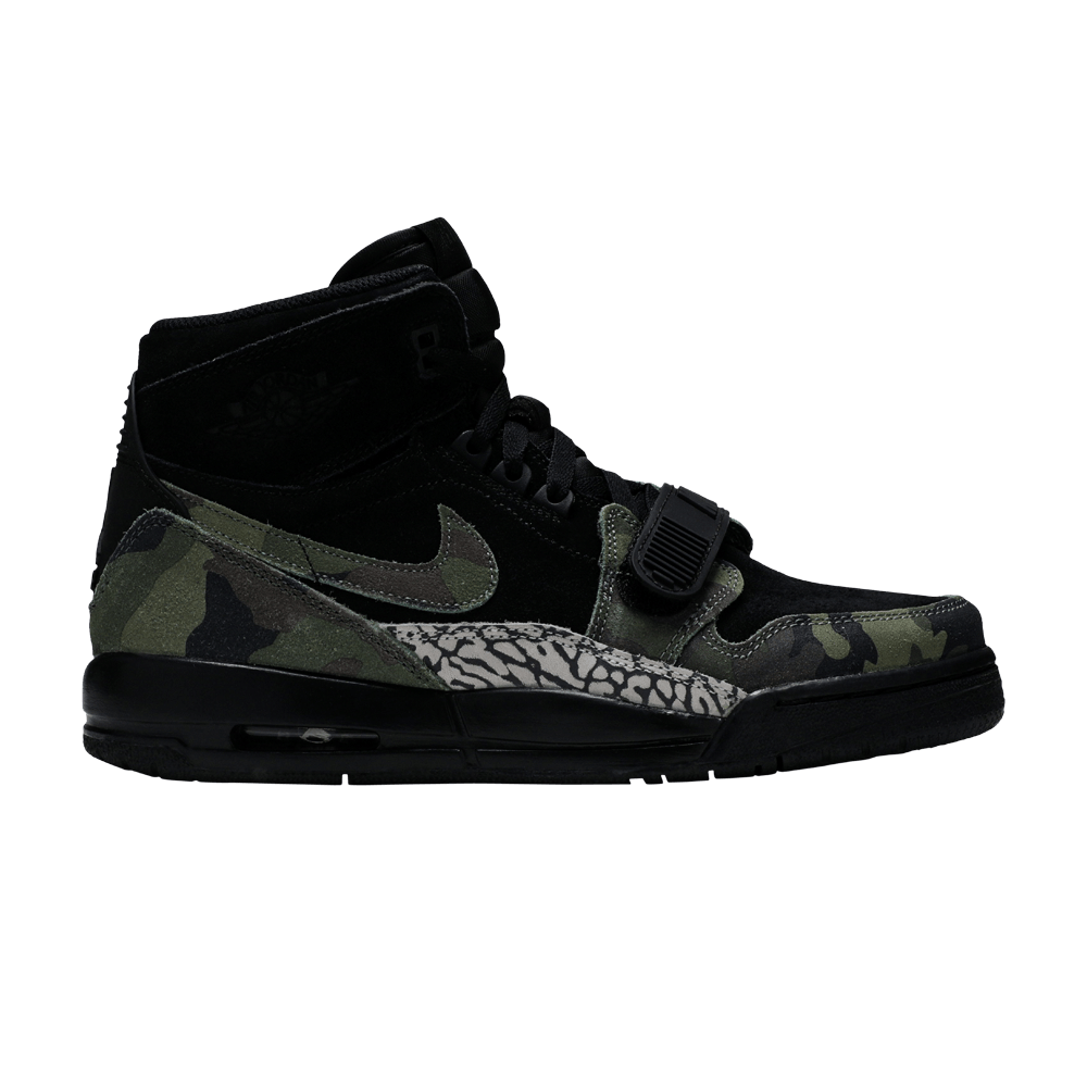 Кроссовки Air Jordan Legacy 312 GS 'Black Camo Green'