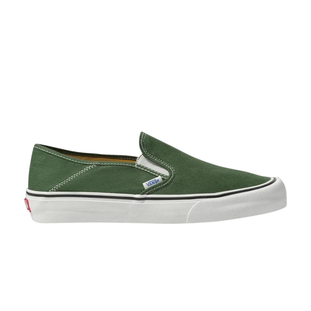 Кеды J.Crew x Vans Slip-On SF 'Salt Wash - Garden Green'