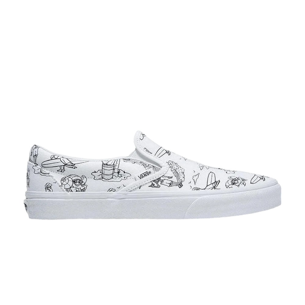Кеды Vans Classic Slip-On 'U Color - Low Tide'