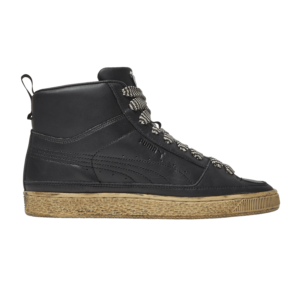 Кроссовки Puma Rhuigi x Suede Mid 'Distressed Black'
