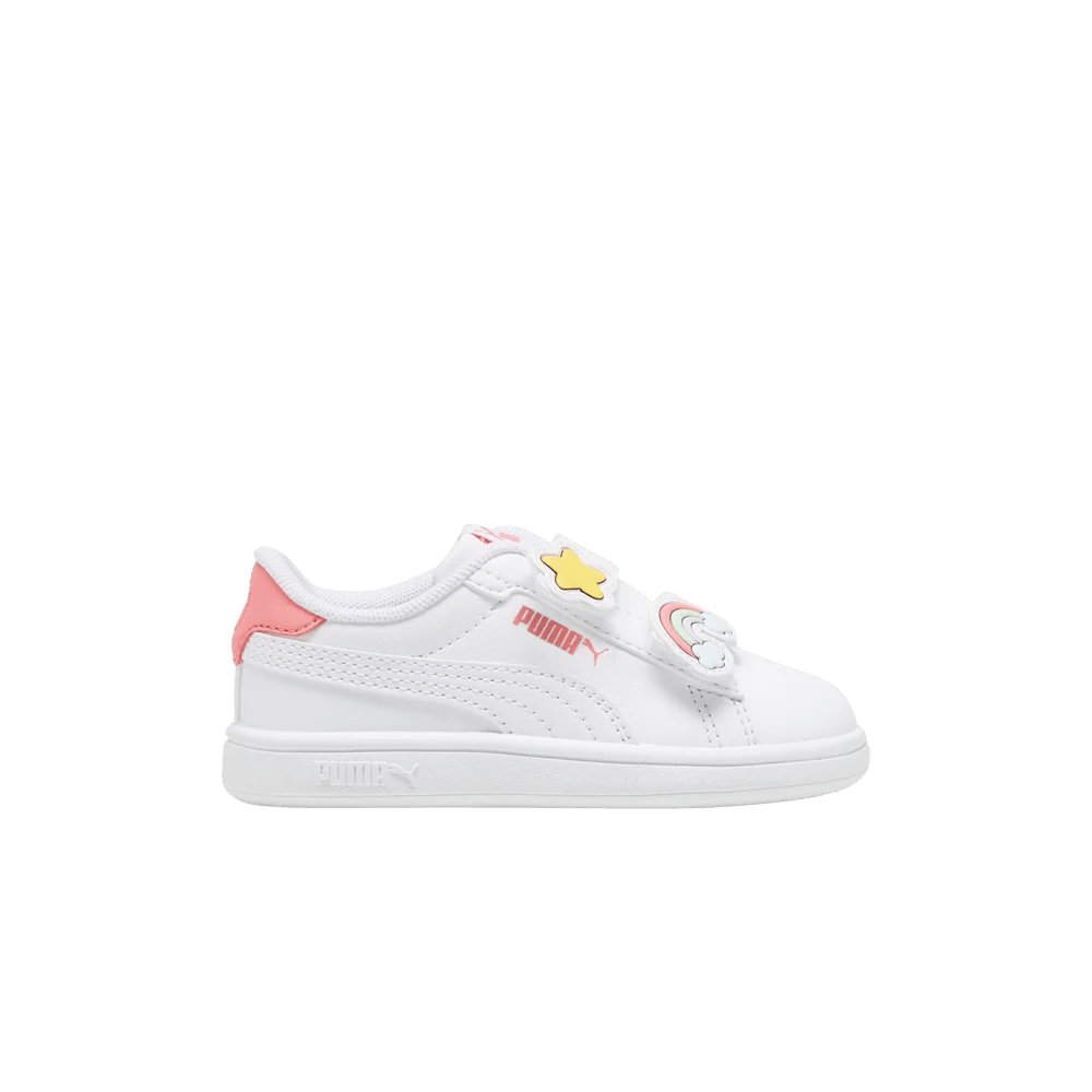 Кроссовки Puma Smash 3.0 V Infant 'Badges - White Passionfruit'