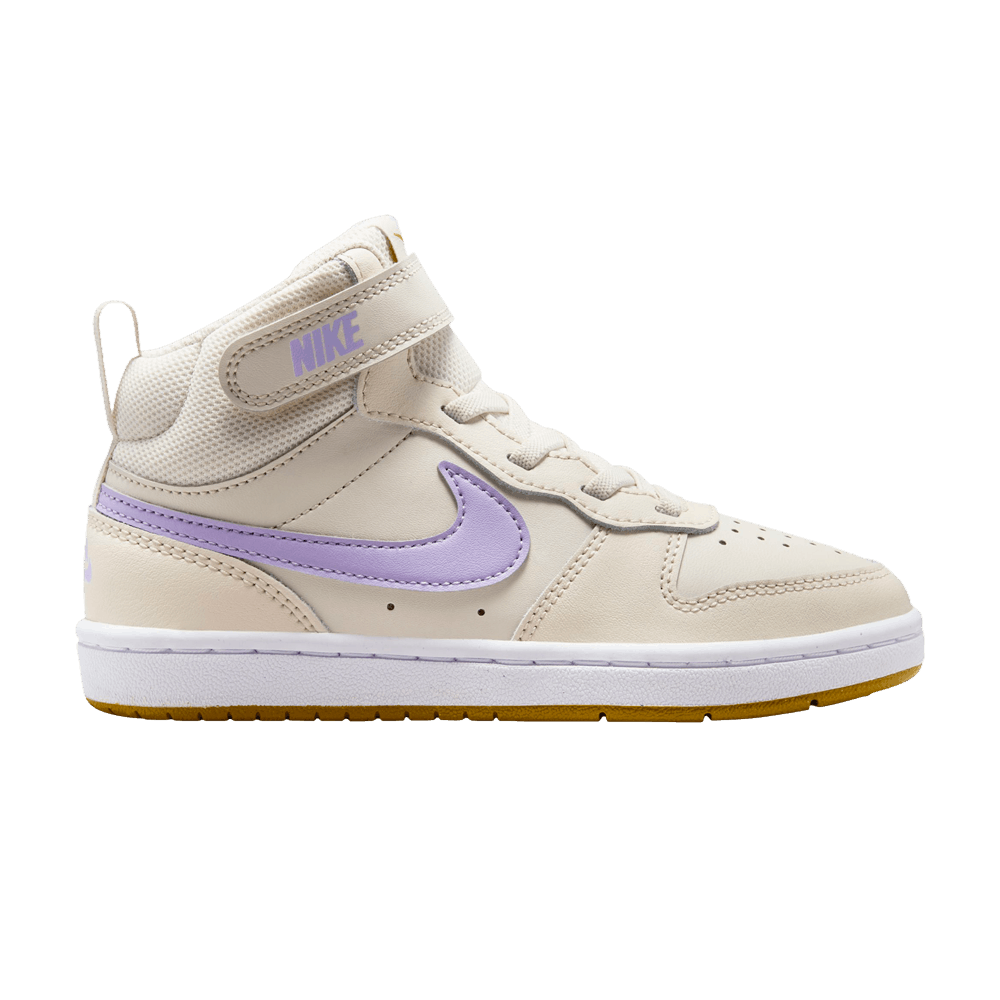 Кроссовки Nike Court Borough Mid 2 SE PS 'Light Orewood Brown Lilac Bloom'