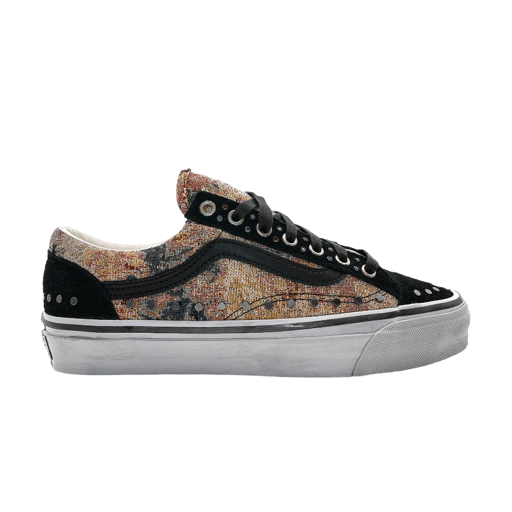 Кроссовки Vans LX Old Skool 36 Floral Rivets 'Black Multi Color'