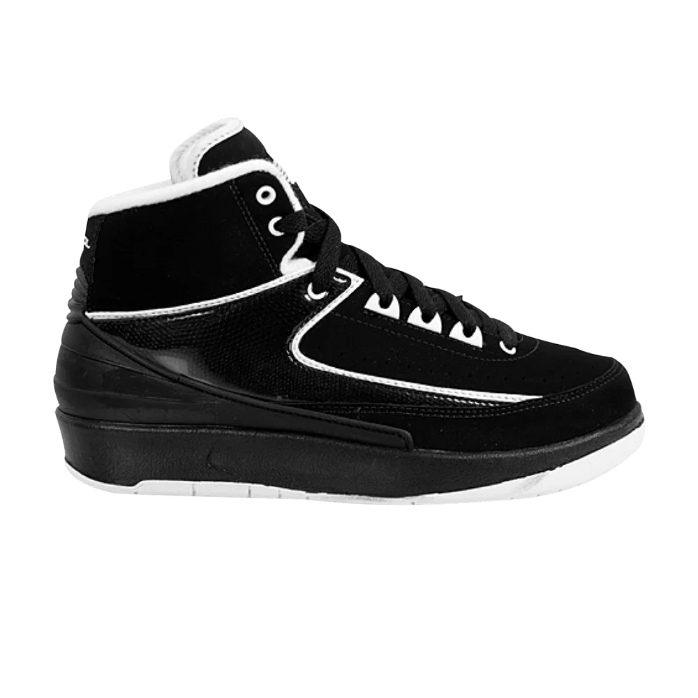 Кроссовки Air Jordan 2 Retro QF GS 'Black White'
