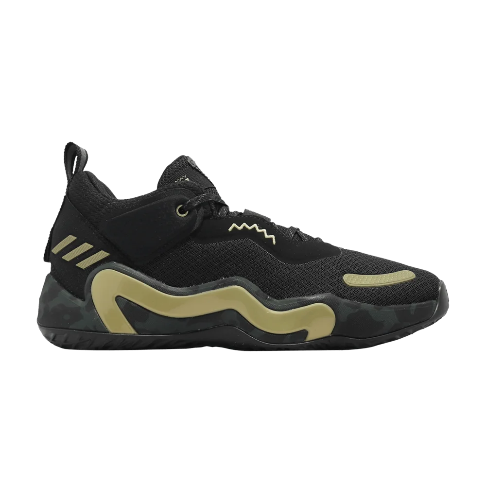 Кроссовки Adidas D.O.N. Issue #3 GCA 'Black Gold Metallic'