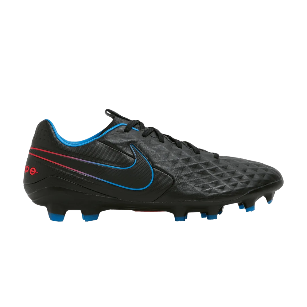 Кроссовки Nike Tiempo Legend 8 Pro FG 'Black Siren Red Photo Blue'