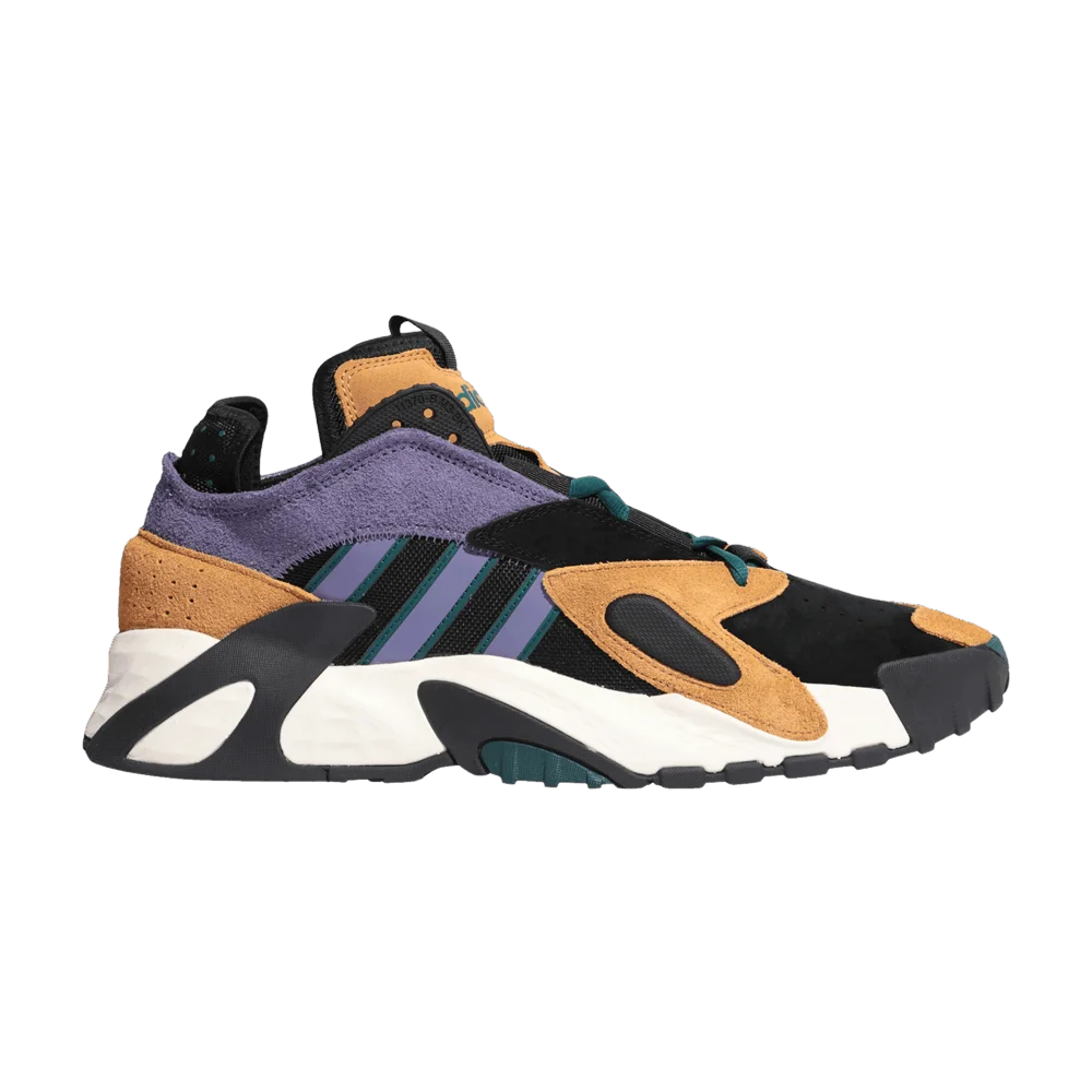 Кроссовки Adidas Streetball 'Black Purple Brown'