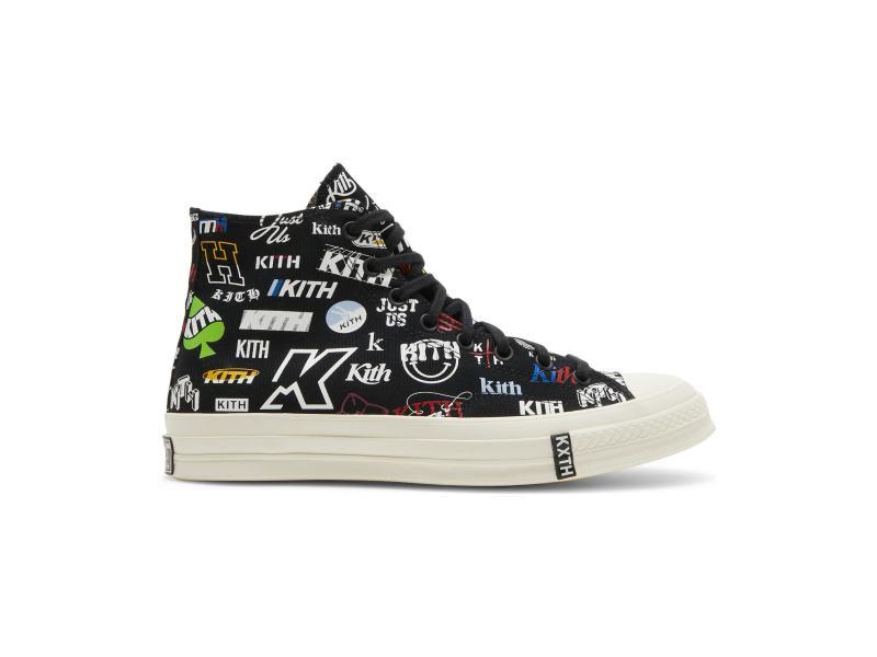 Кроссовки Kith x Converse Chuck 70 High '10th Anniversary - Black'