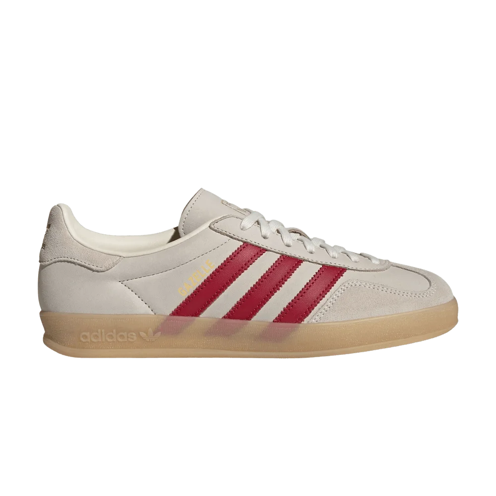 Кроссовки adidas Gazelle Indoor 'Cream White Team Victory Red Gum'