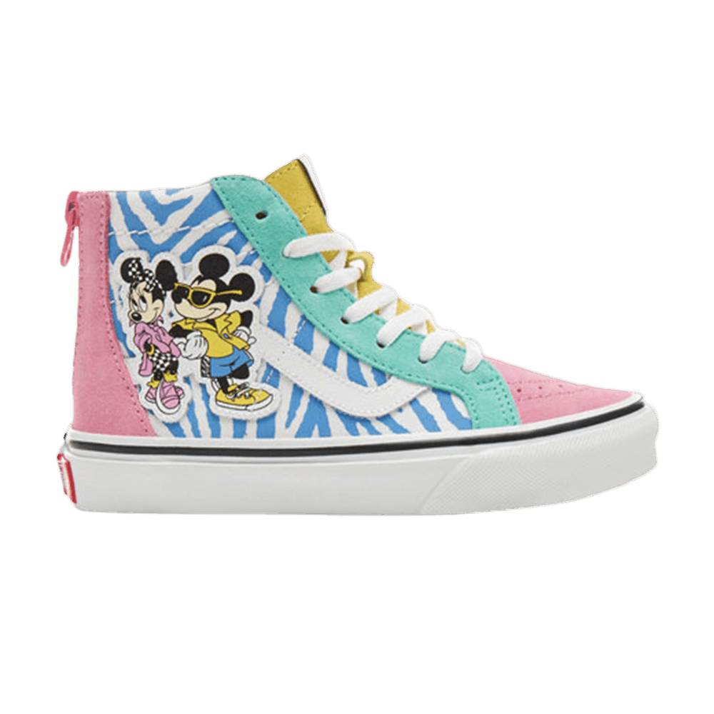 Кроссовки Vans Disney x Sk8-Hi Zip Kids '80s Mickey'