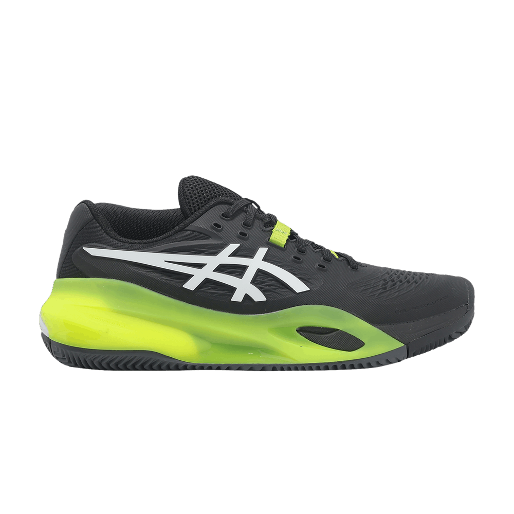 Кроссовки Asics Gel Resolution X Clay 'Black White Green'