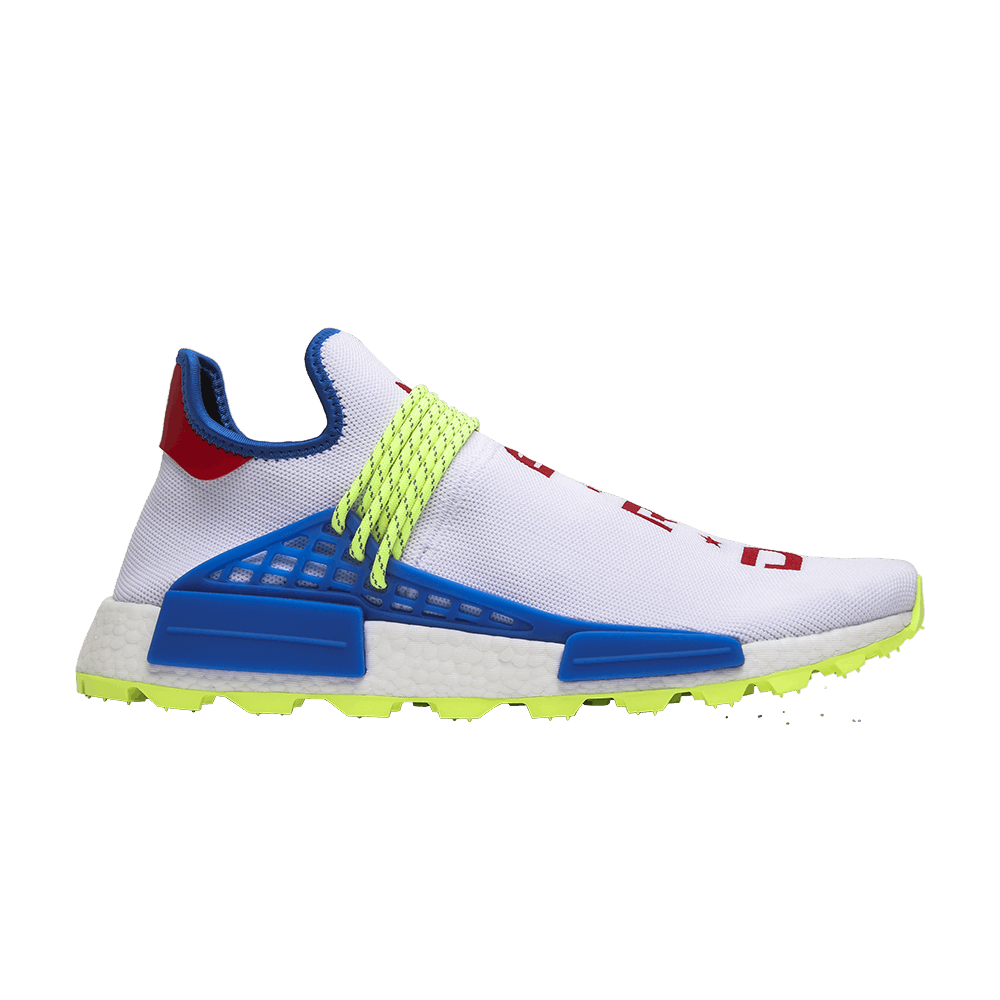 Кроссовки Pharrell x N.E.R.D. x adidas NMD Human Race Trail 'Homecoming'
