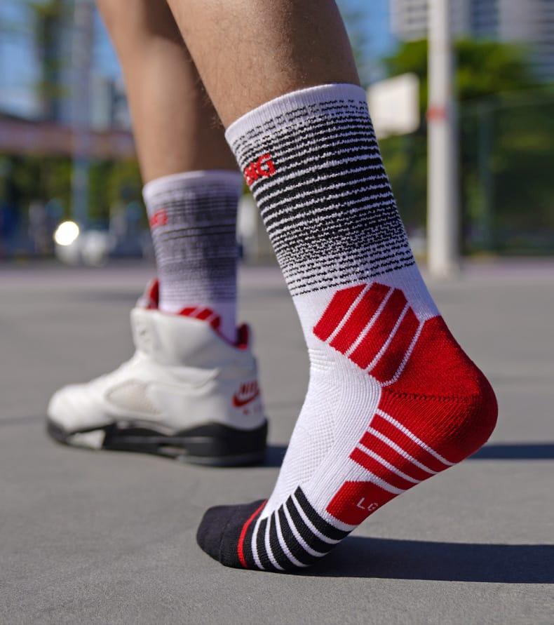 Спортивные носки Ehot Spalding Gradient White Crew Socks