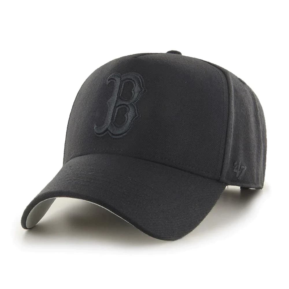 Бейсболка 47 Brand Boston Red Sox '47 MVP DT MLB Snapback All Black Hat