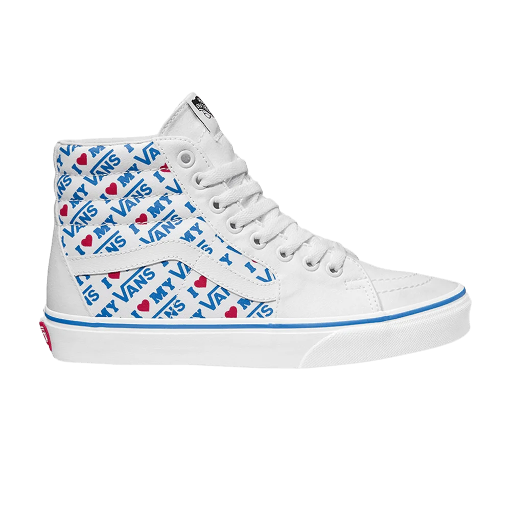 Кроссовки Sk8-Hi 'I Heart Vans'