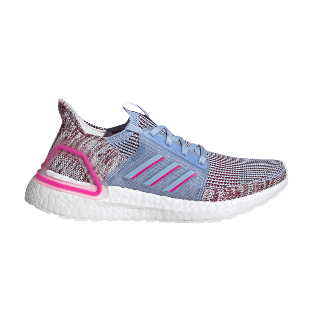 Кроссовки Adidas UltraBoost 19 J 'Glow Blue Pink'