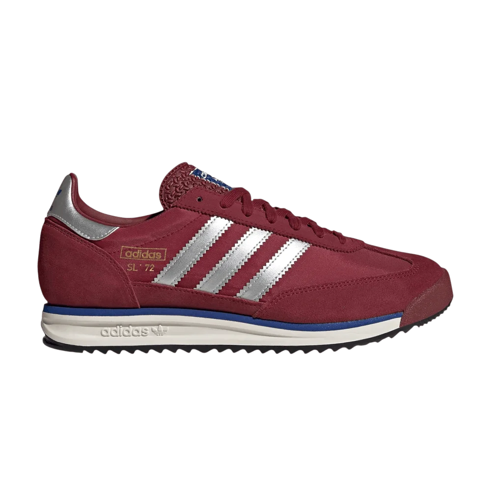 Кроссовки adidas SL72 RS 'Maroon Silver Metallic'