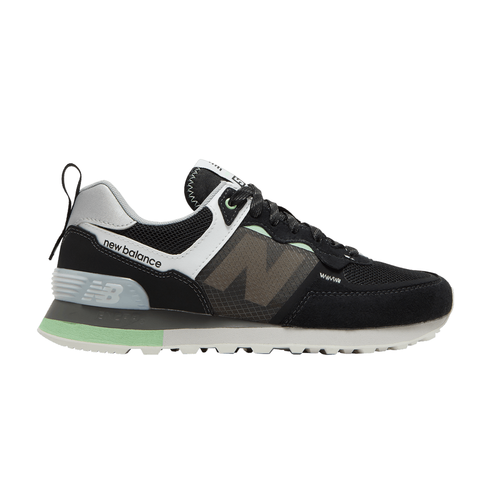Кроссовки New Balance Wmns 574 'Black Green'