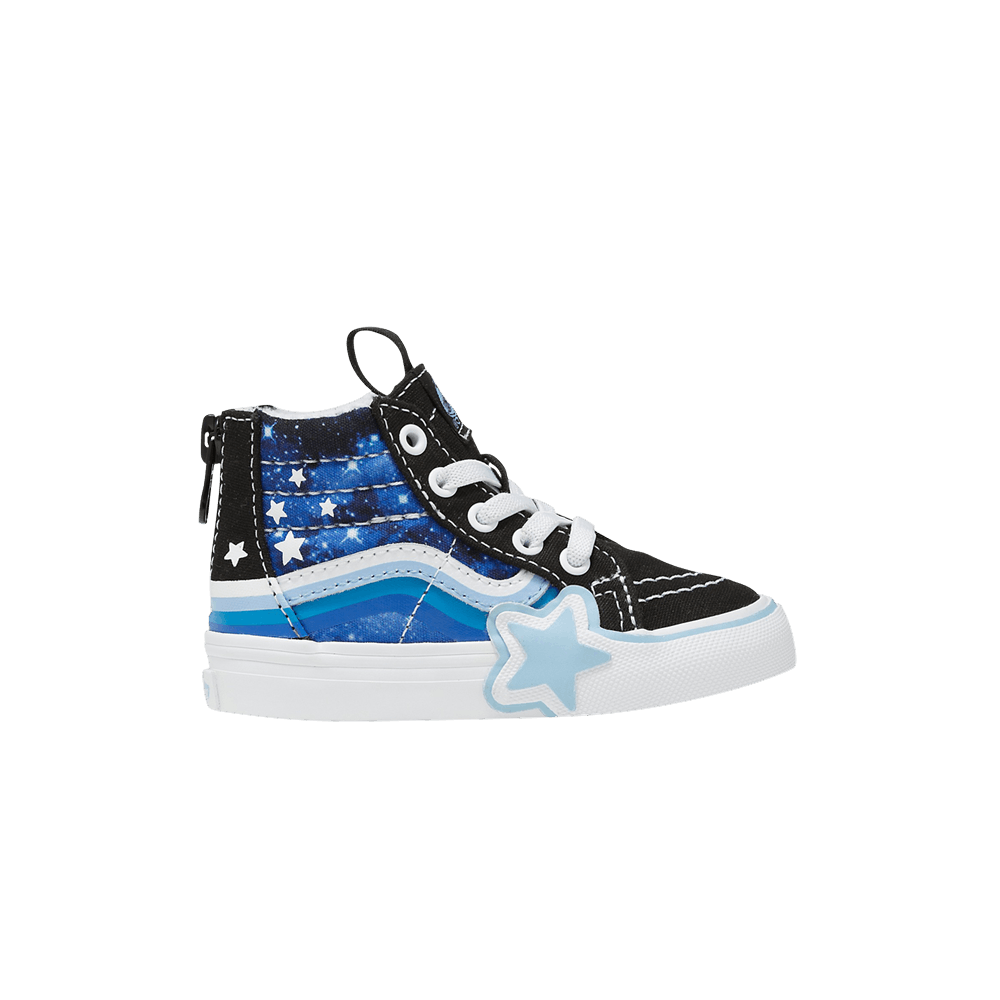 Кроссовки Vans Sk8-Hi Zip Toddler 'Glow Galaxy Black'