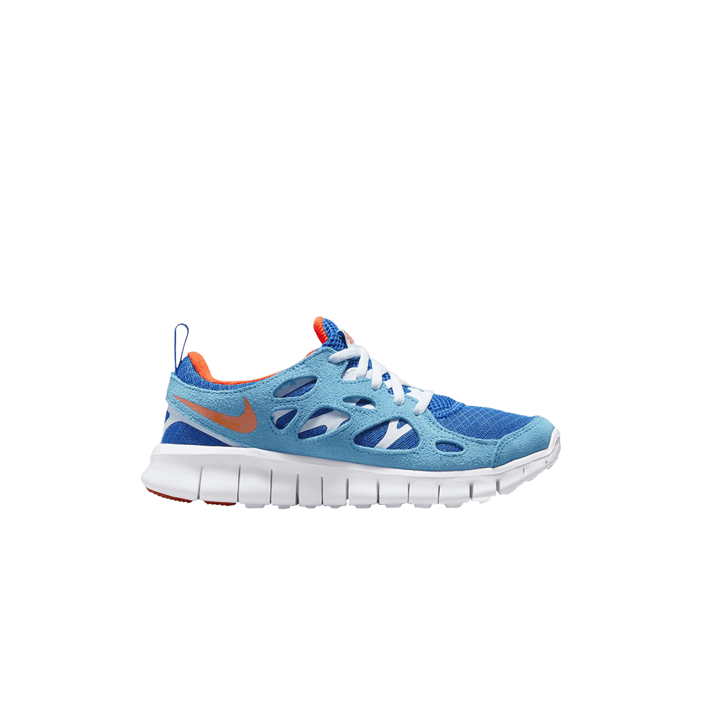 Кроссовки Nike Free Run 2 GS 'Laser Blue Safety Orange'