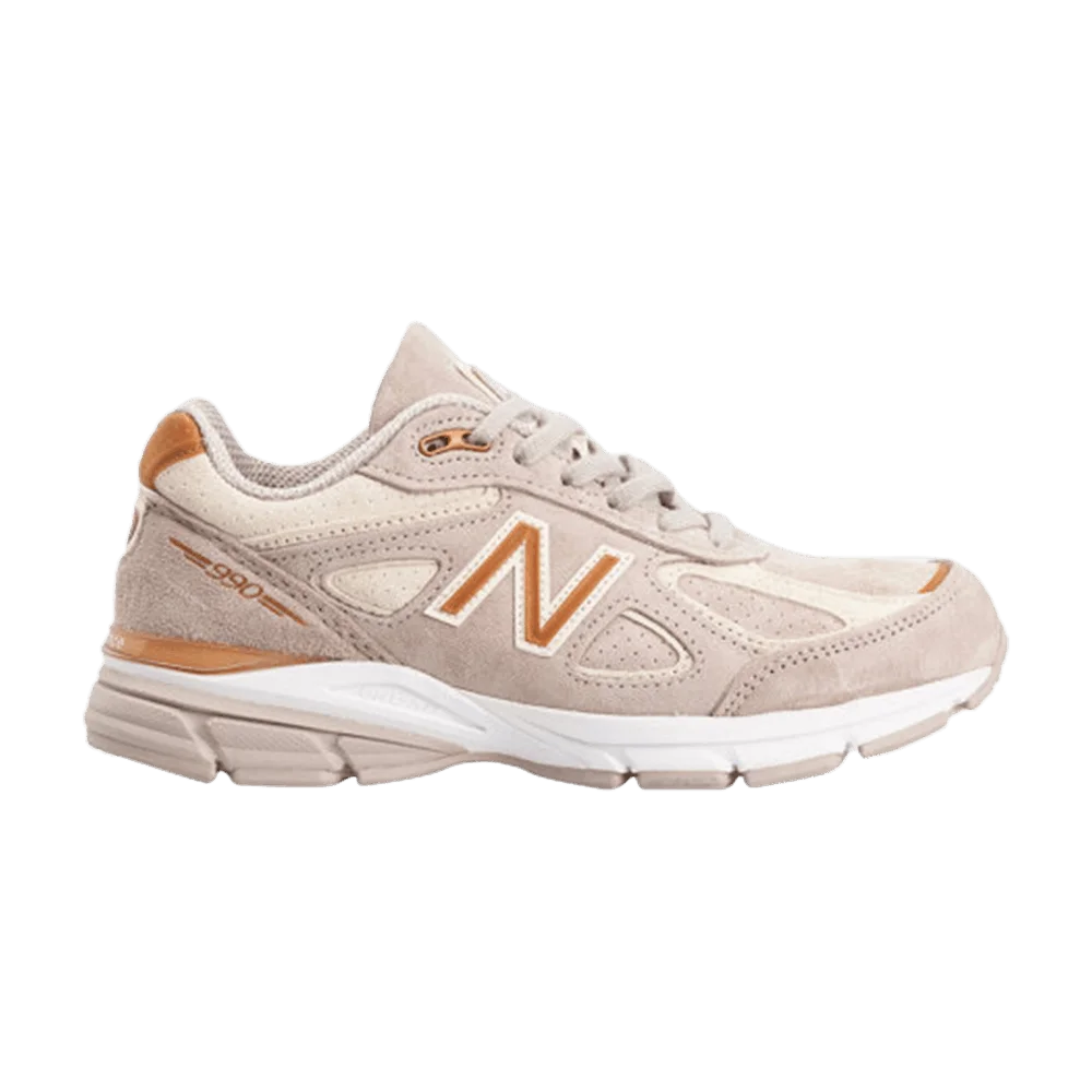 Кроссовки New Balance Wmns 990v4 Made In USA 'White Alabaster'