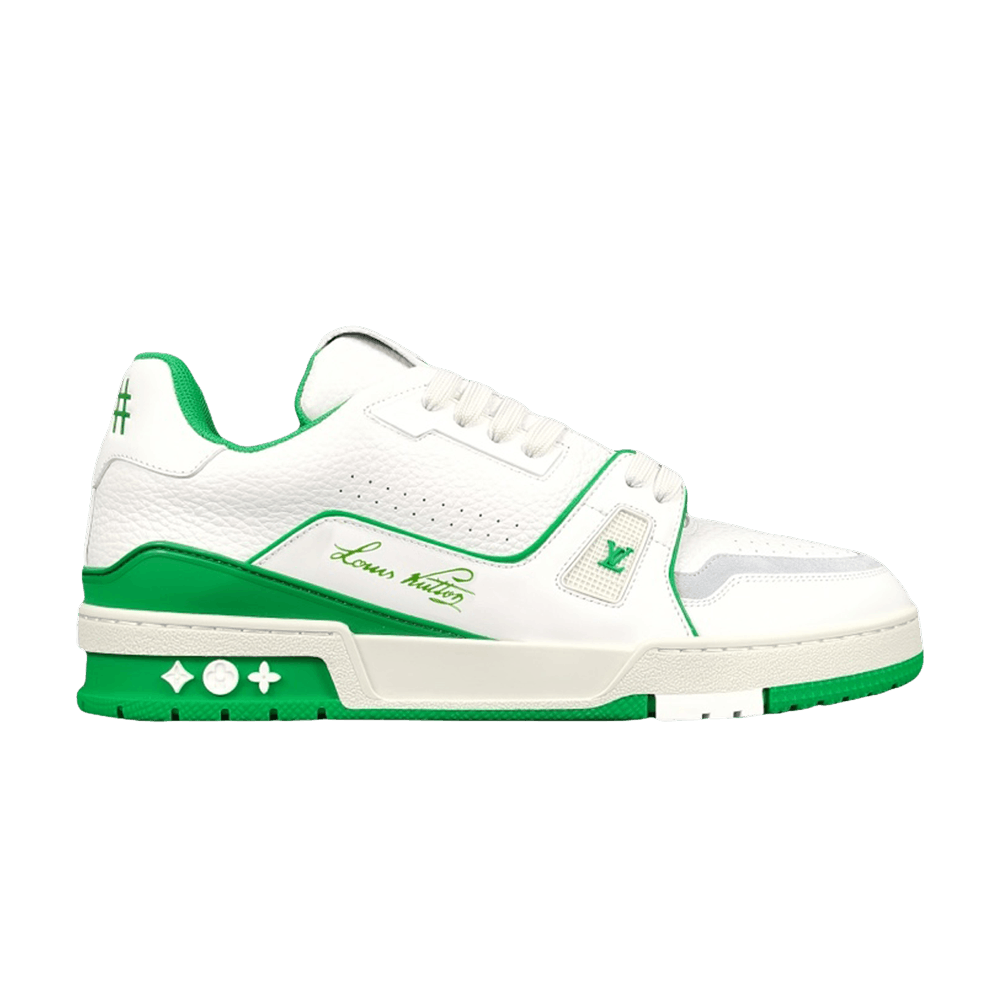 Кроссовки Louis Vuitton Trainer Low '#54 Signature - White Green'