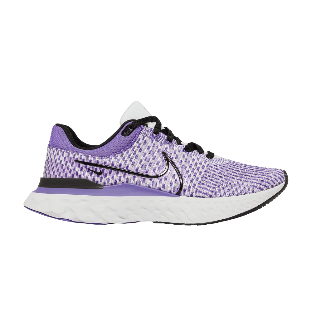 Кроссовки Nike React Infinity Run Flyknit 3 'Pure Platinum Psychic Purple'