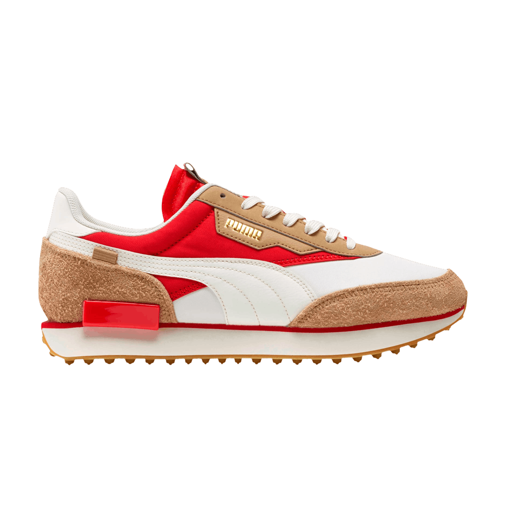 Кроссовки Puma Future Rider Game On 'White Pebble Red'