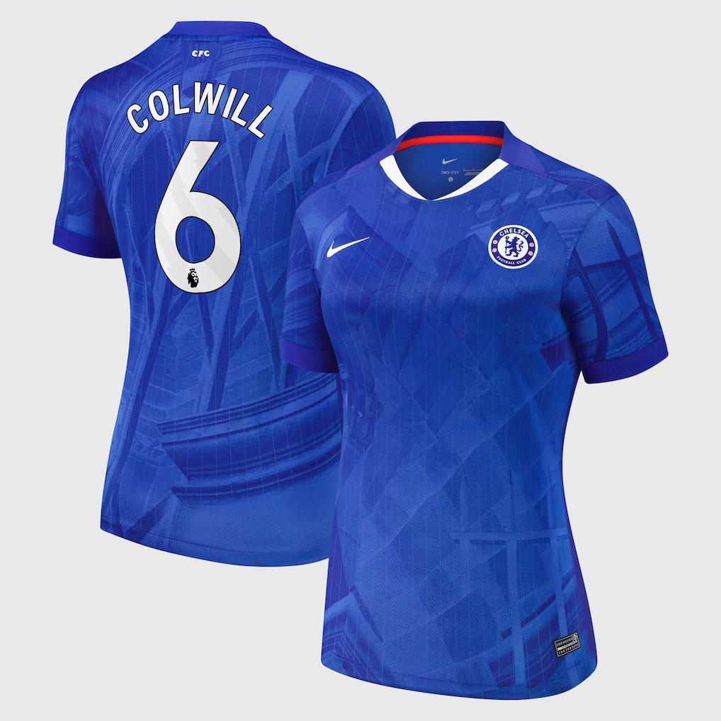 Женское футбольное джерси Chelsea Nike Home Stadium Shirt 2025-26 - Womens with Colwill 6