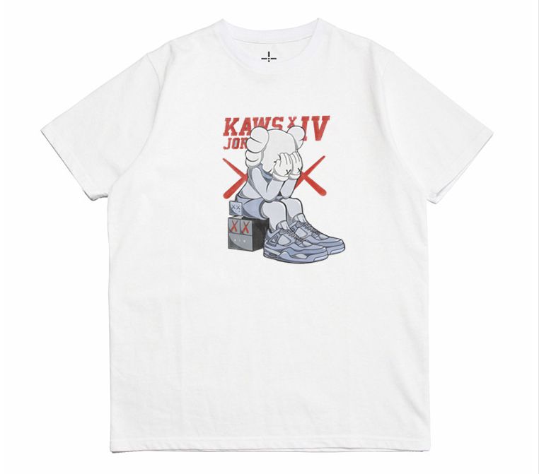 Футболка 2019 KAWS x Jordan 4 Tee White