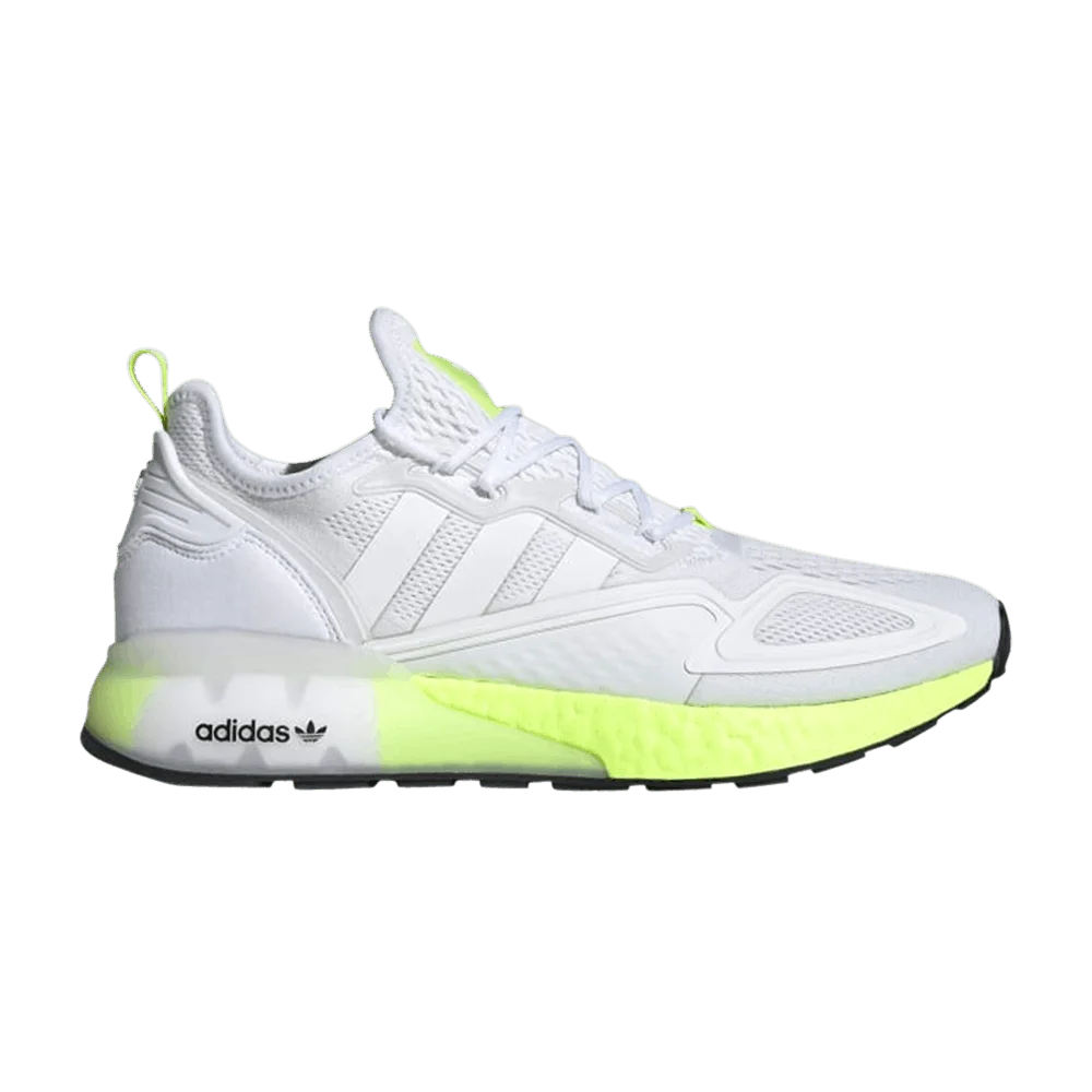 Кроссовки Adidas ZX 2K Boost 'White Solar Yellow'