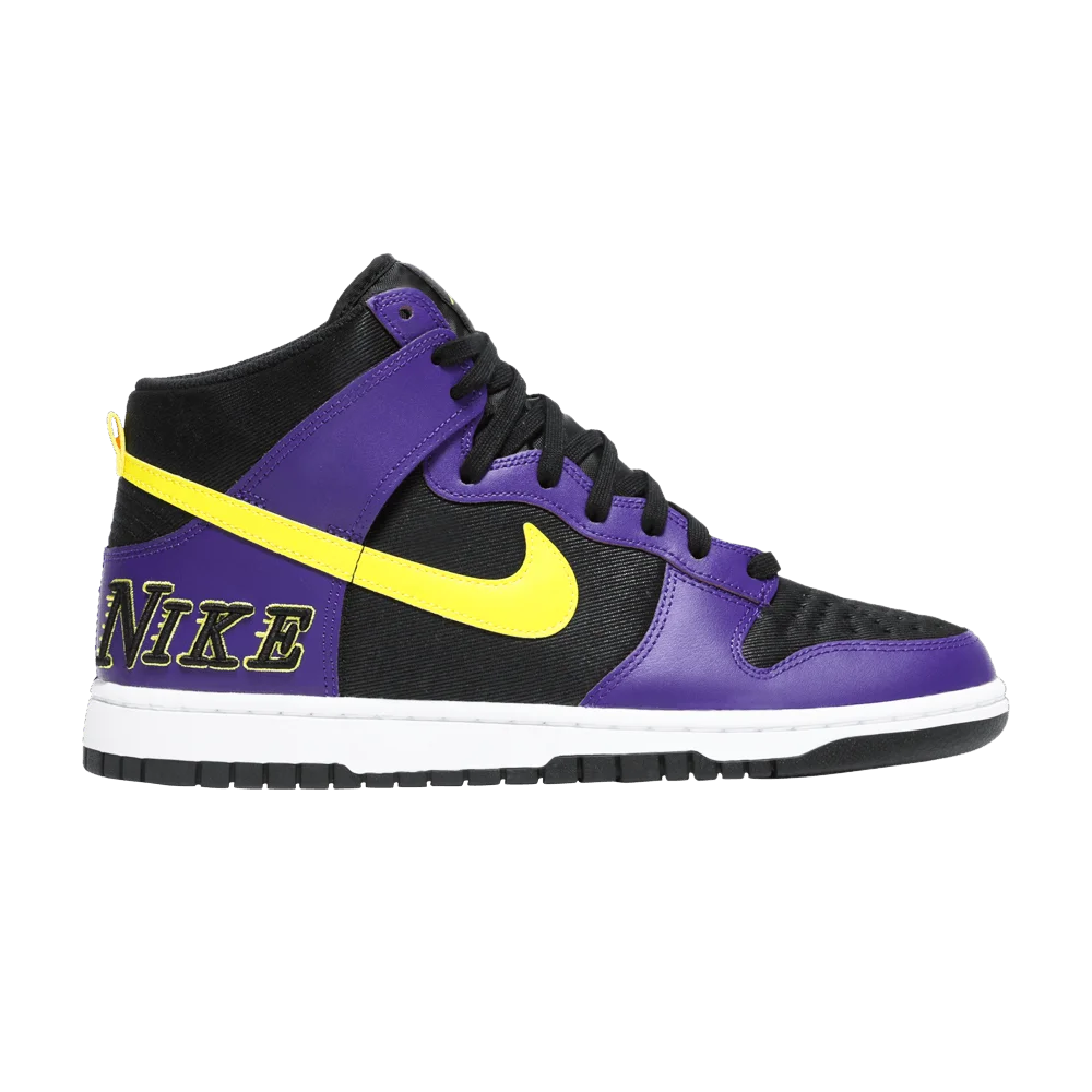 Кроссовки Nike Dunk High Premium EMB 'Lakers'