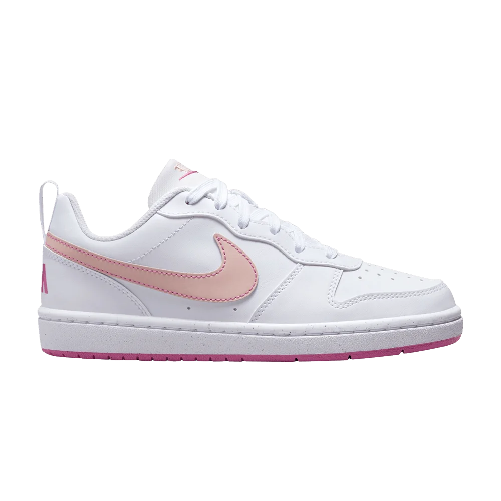 Кроссовки Nike Court Borough Low Recraft GS 'White Pinksicle'