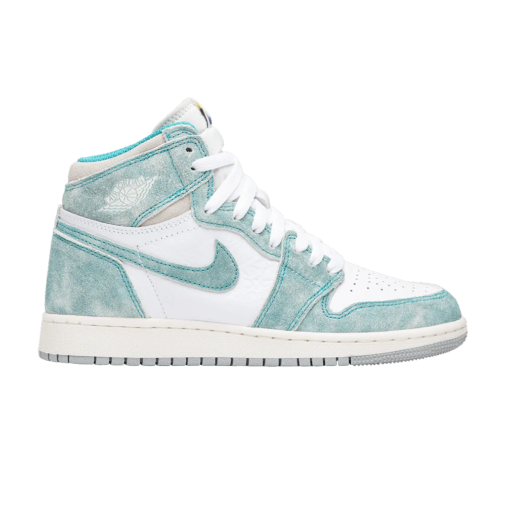 Кроссовки Air Jordan 1 Retro High OG GS 'Turbo Green'