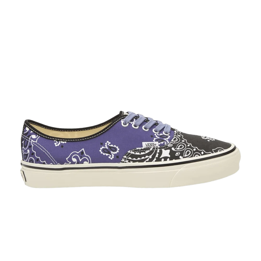 Кеды Vans Authentic 44 LX 'Black Purple Bandana'