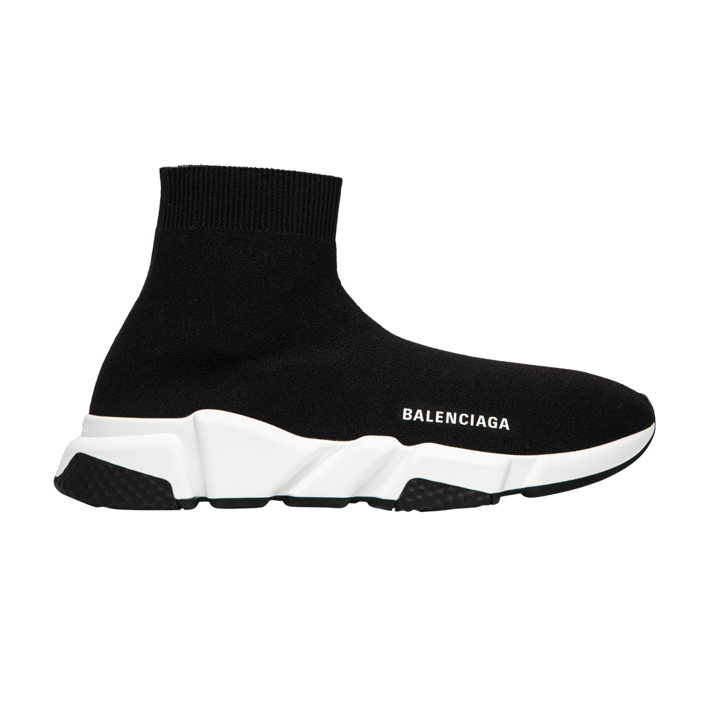 Кроссовки Balenciaga Speed Sneaker 'Black White' 2018