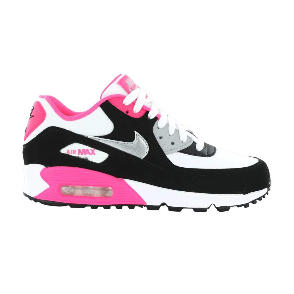 Кроссовки Nike Air Max 90 2007 GS 'White Black Pink'