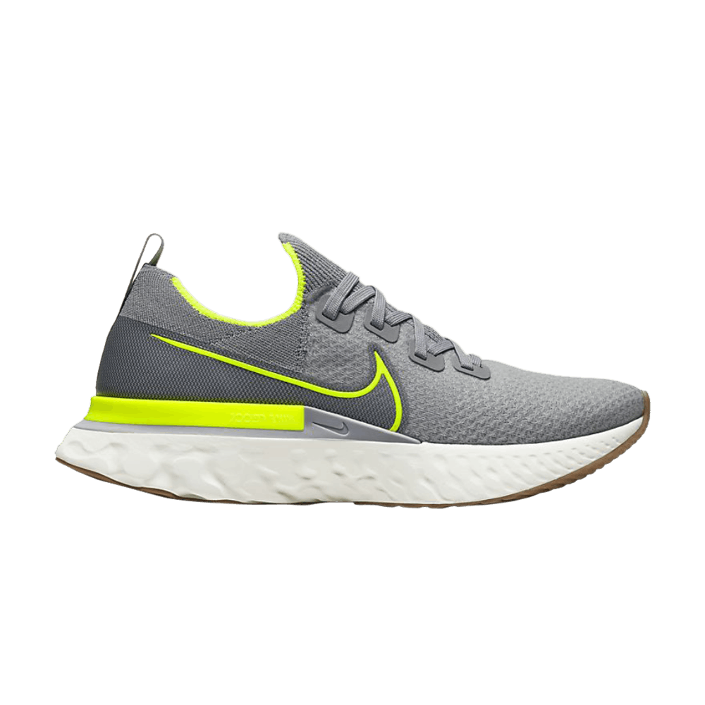 Кроссовки Nike React Infinity Run Flyknit 'Particle Grey Volt'