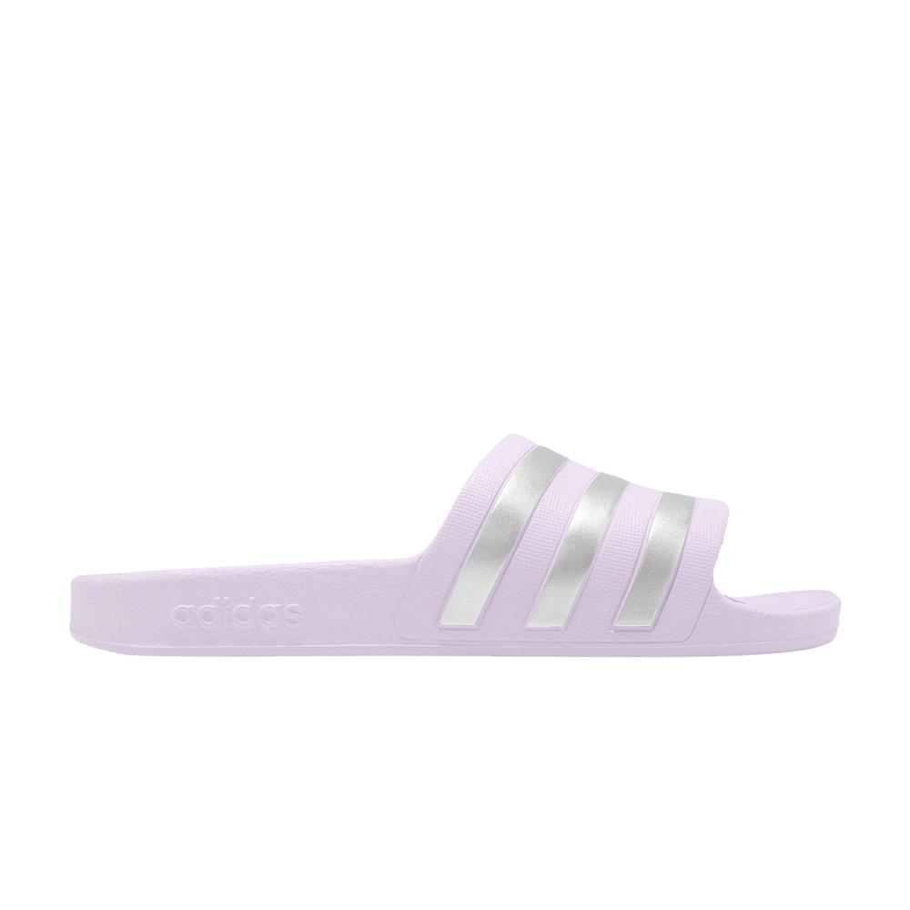 Adidas Wmns Adilette Aqua Slide 'Ice Lavender Matte Silver'