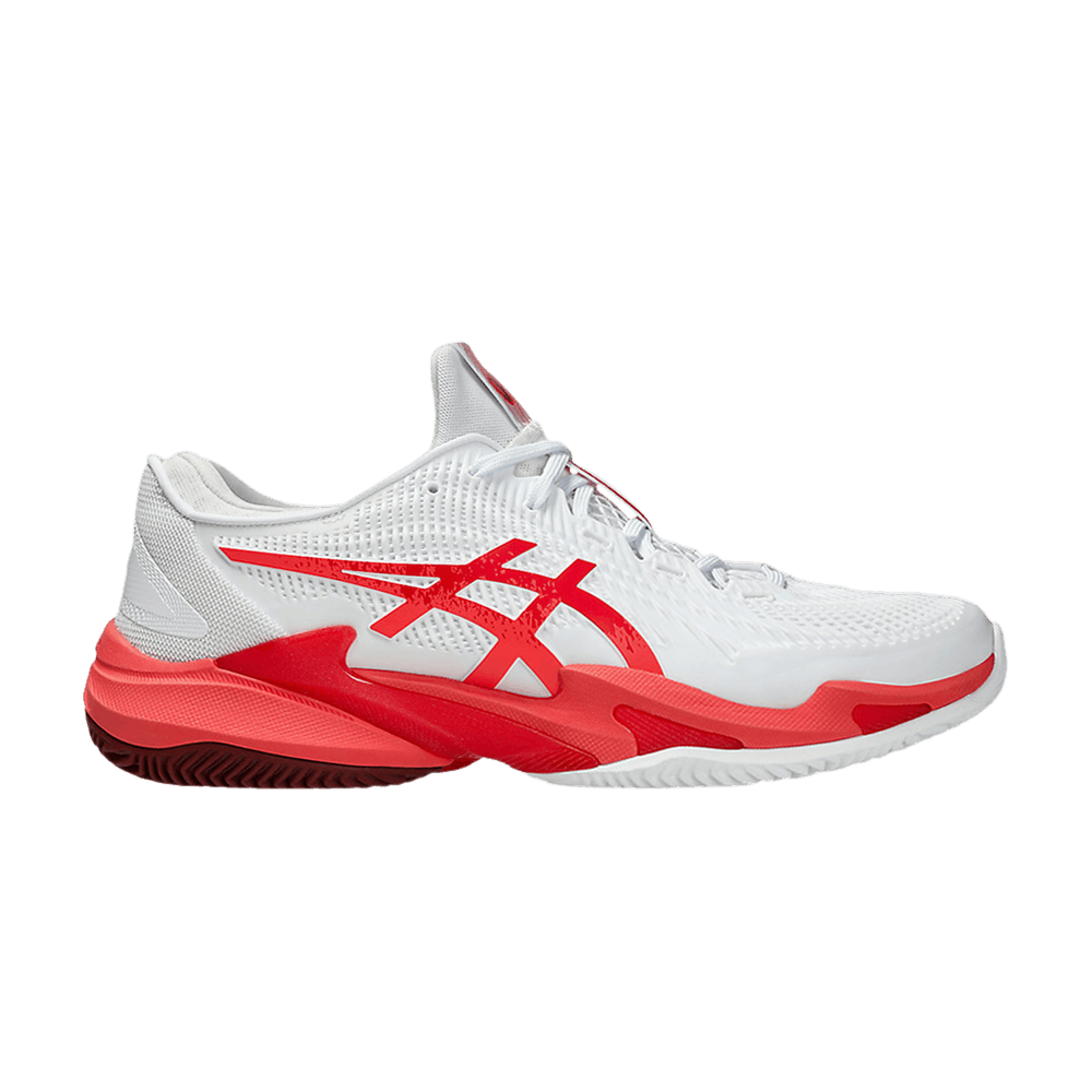 Кроссовки ASICS Court FF 3 Novak Clay 'White Electric Red'